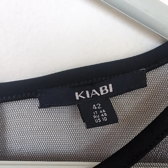 Black Strapless-Look Mesh Yoke Evening Dress - Picture 2 of 5